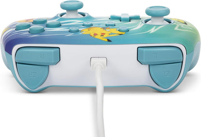 PowerA Enhanced Wired Controller for Nintendo Switch - OLED Model, Nintendo Switch and Nintendo Switch Lite - Pikachu Evolution, Gamepad, Game Controller, wired Controller, Officially Licensed