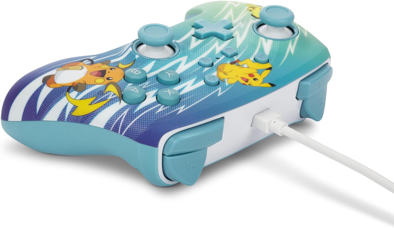PowerA Enhanced Wired Controller for Nintendo Switch - OLED Model, Nintendo Switch and Nintendo Switch Lite - Pikachu Evolution, Gamepad, Game Controller, wired Controller, Officially Licensed