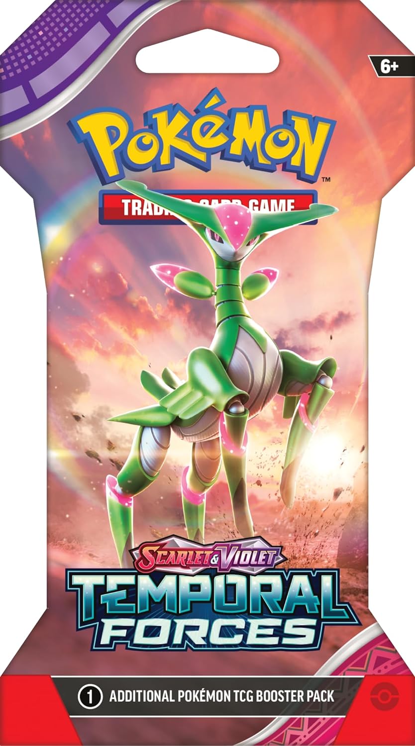 POK Trading Card Game Scarlet & Violet 05 Temporal Forces Sleeved Booster