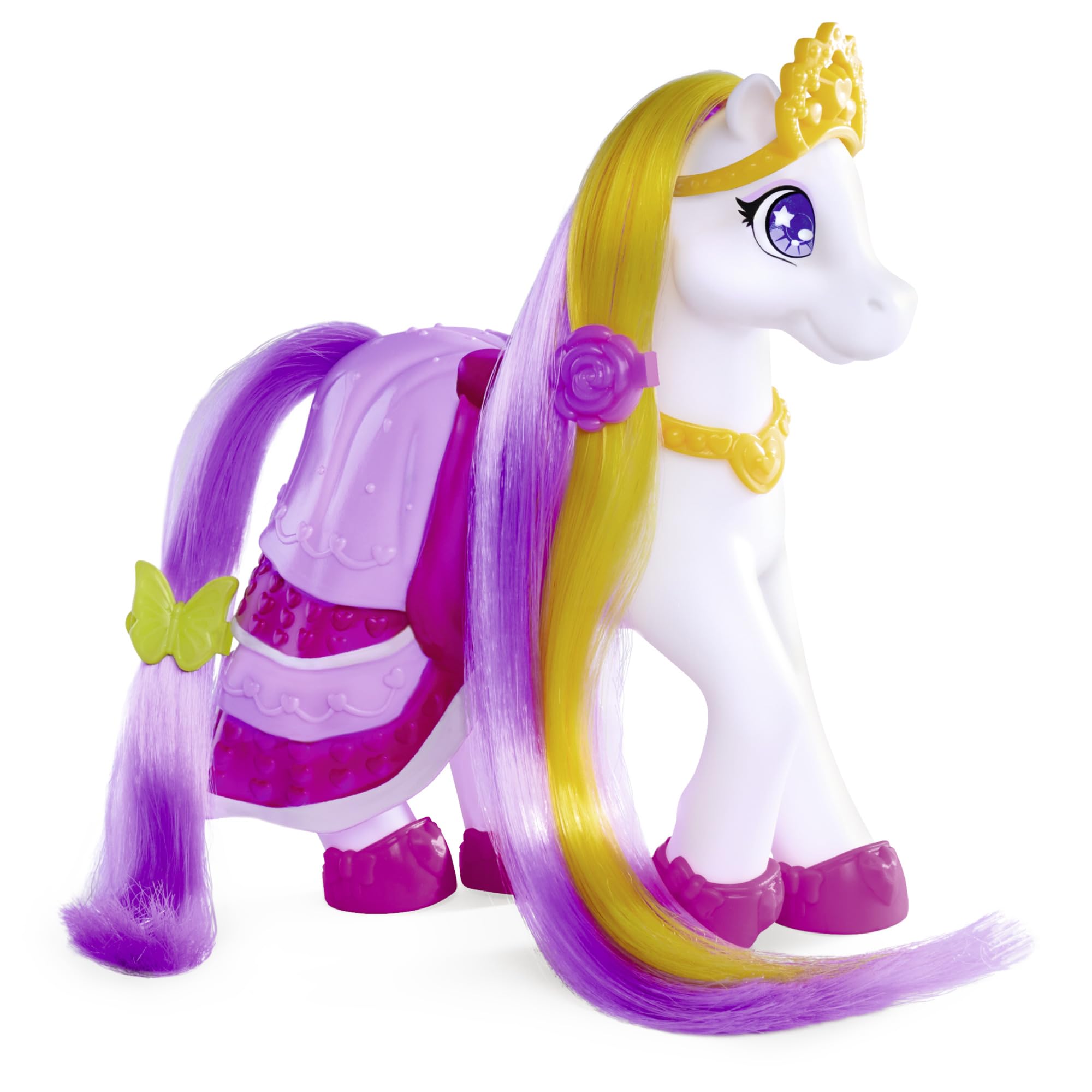 Simba 105940141 Sweet Pony Ball Party, Vinyl Pony with Long Hair, 6 Accessories, 22 cm, Play Horse from 3 Years