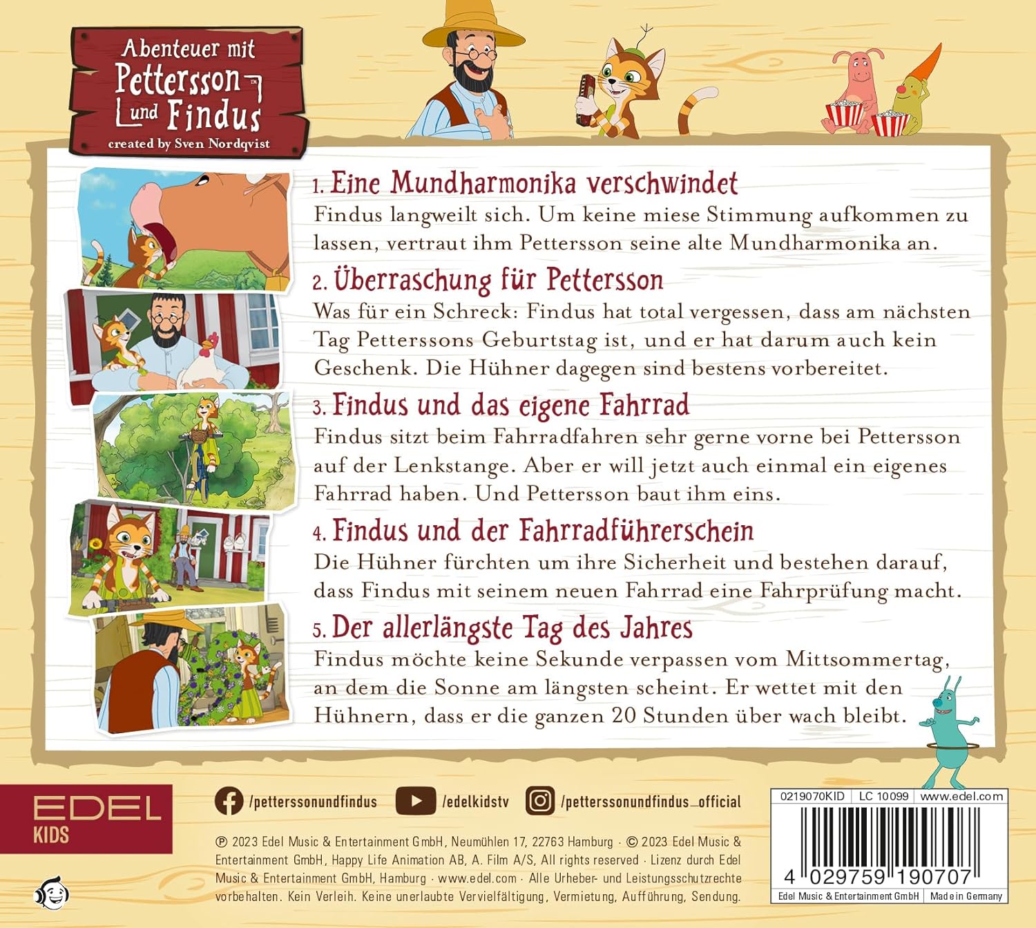 Pettersson und Findus: Das Original-Hörspiel zu den Sommerabenteuern