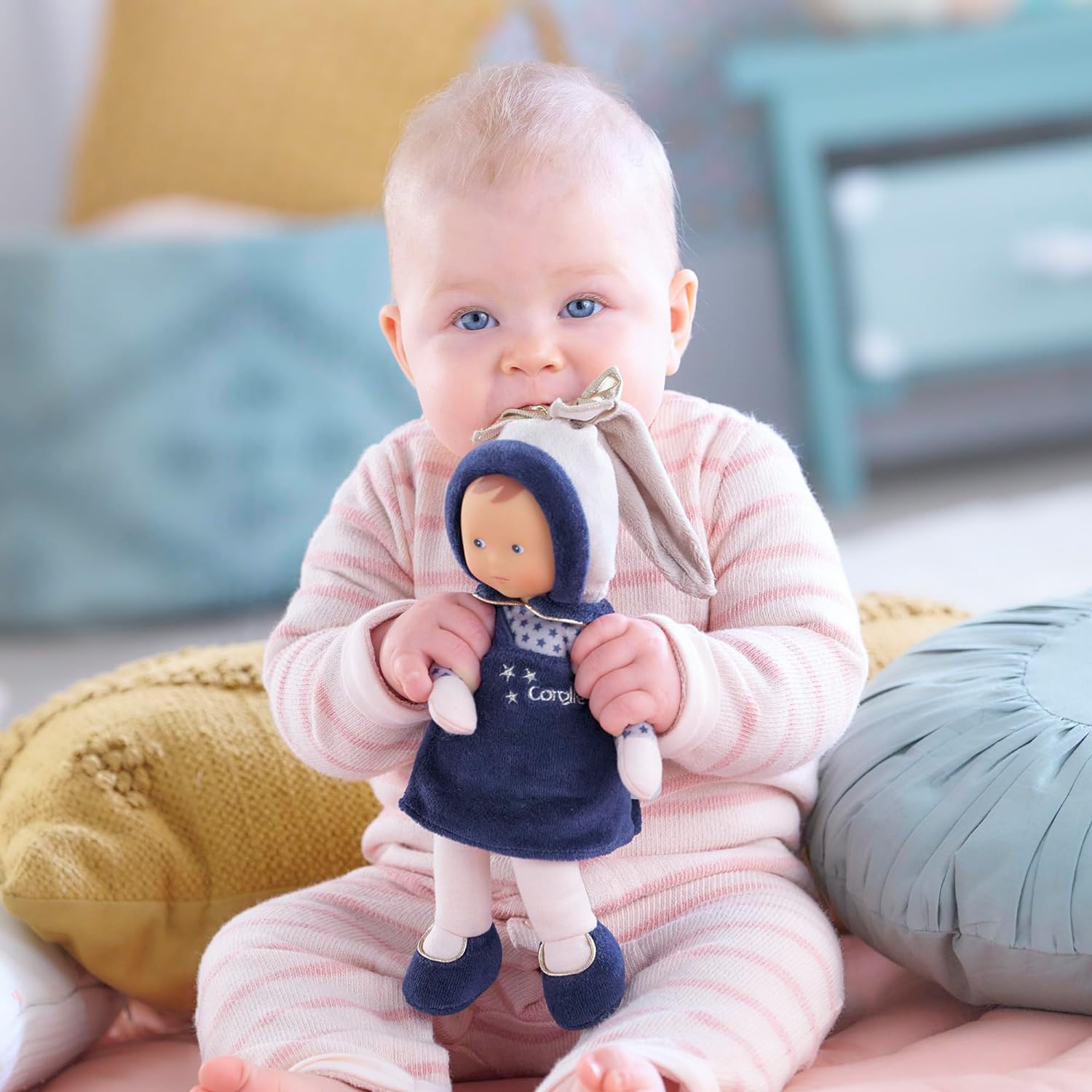 Corolle Miss Marine 9000010170 Cuddly Toy with Stars Dreams 25 cm from Birth