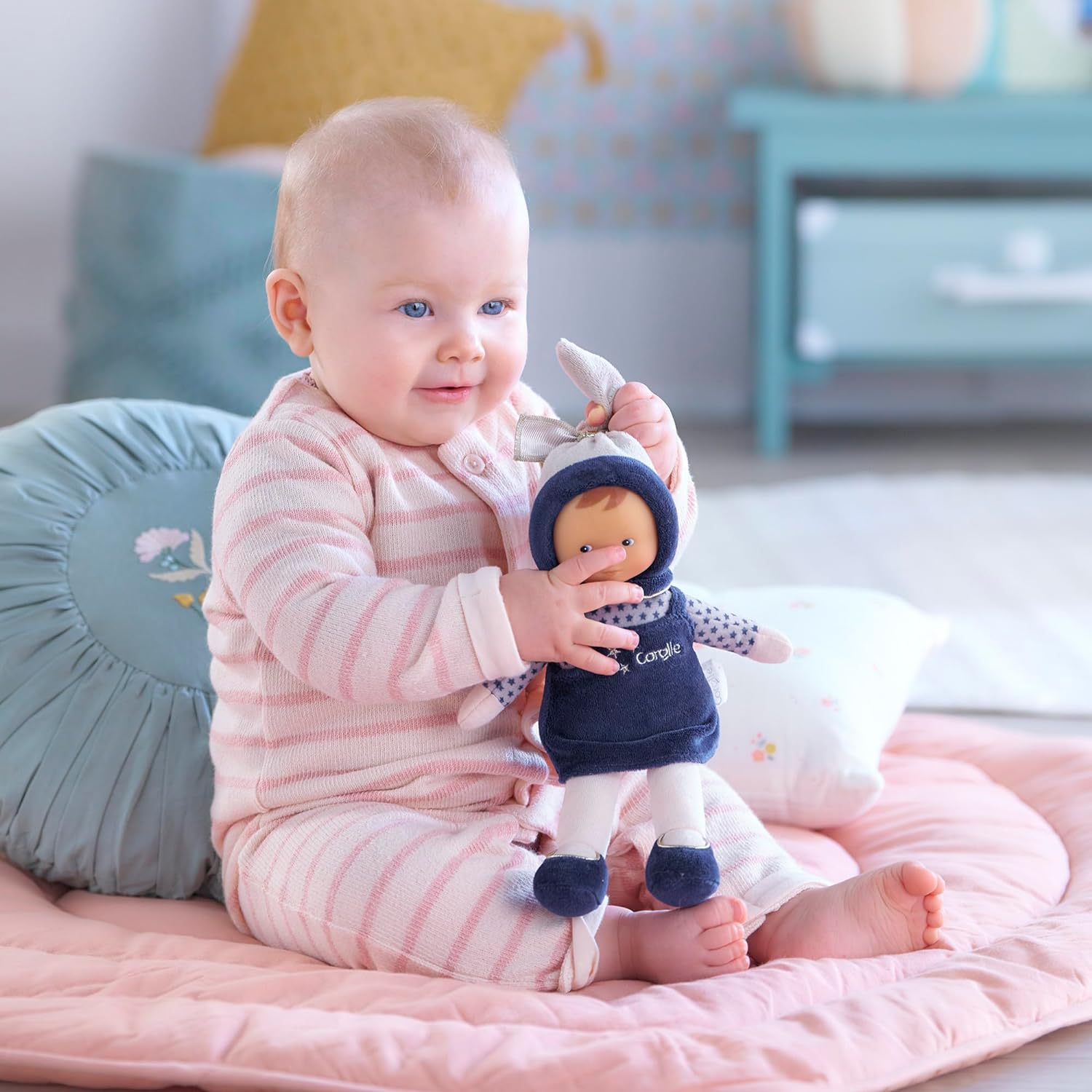 Corolle Miss Marine 9000010170 Cuddly Toy with Stars Dreams 25 cm from Birth