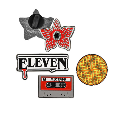 Stranger Things Pack 4 pin's Season 1