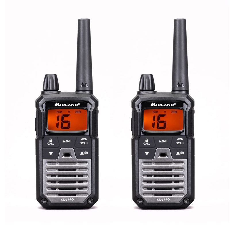 Midland XT 70 Pro, Walki-Talki, Paar, schwarz, C1465