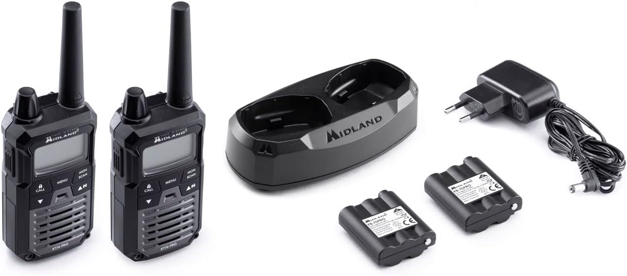 Midland XT 70 Pro, Walki-Talki, Paar, schwarz, C1465