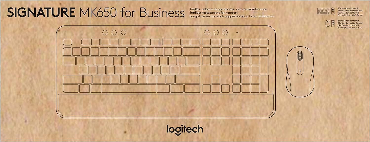 Logitech Signature MK650 Combo For Business - Graphite - Us Int'l - I (LOG-920-011004