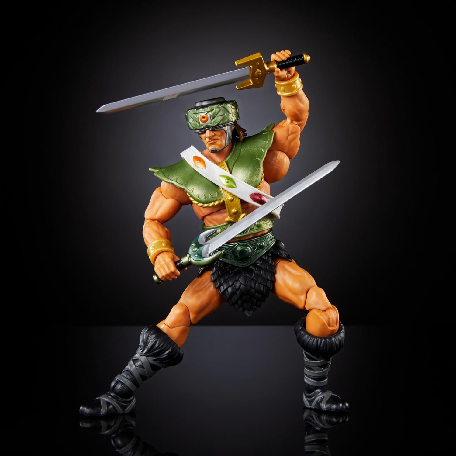 Masters del Universo MOTU New Eternia Tri-Klops Figura de acción con accesorios, juguete +6 años (Mattel HYC52