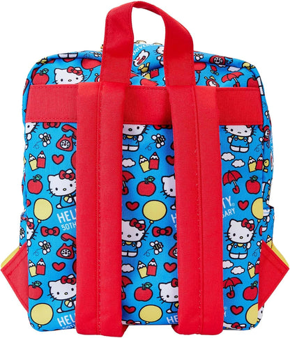 Loungefly Hello Kitty by sac à dos Mini 50th Anniversary AOP, LF-SANBK0523