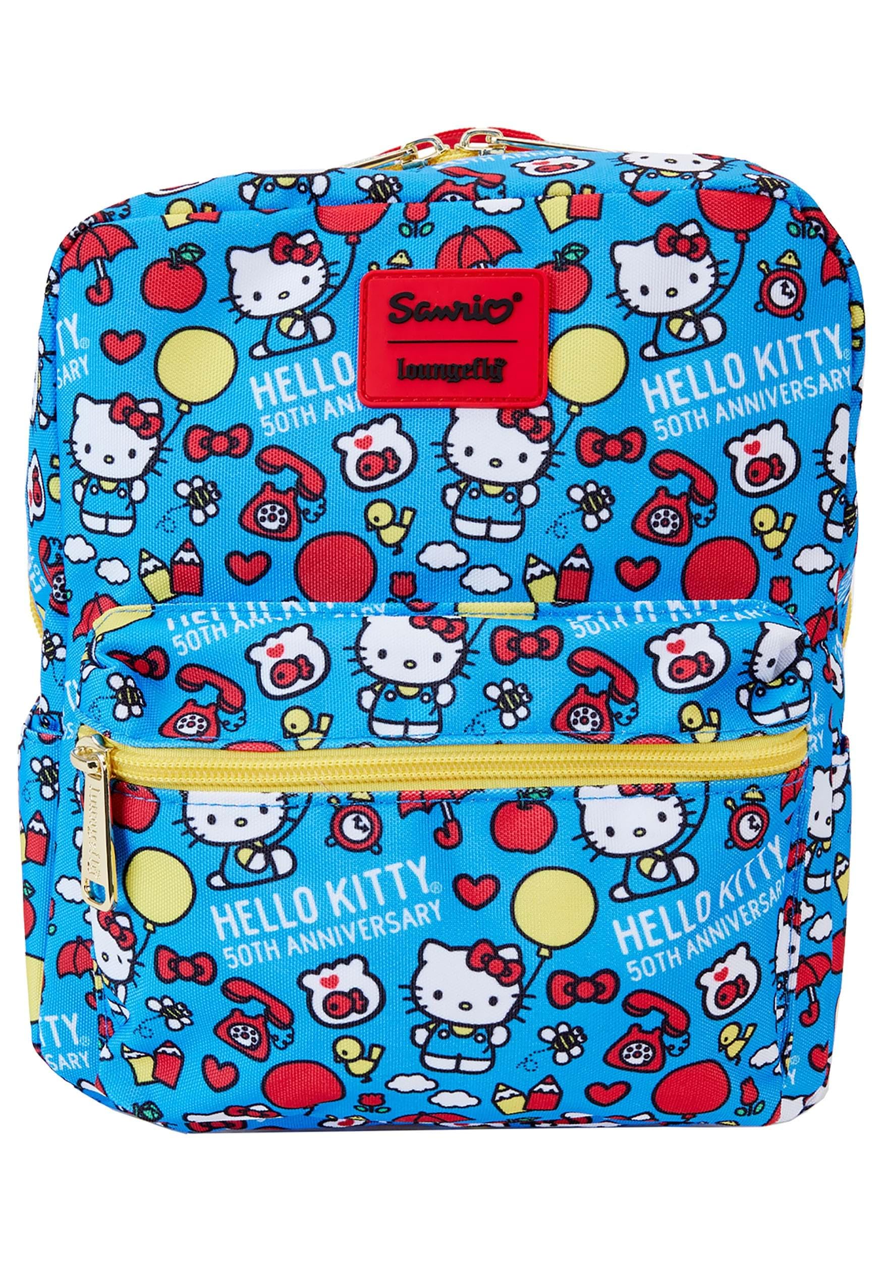 Loungefly Hello Kitty by sac à dos Mini 50th Anniversary AOP, LF-SANBK0523