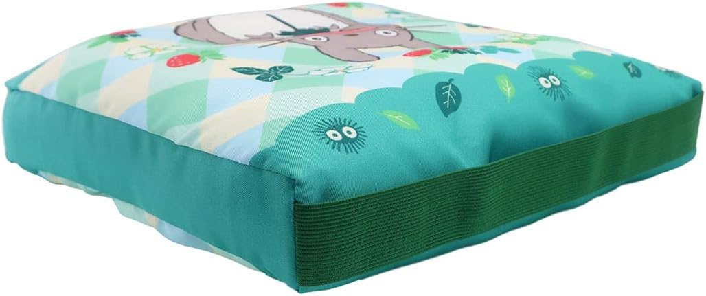 Marushin 1025010200 Ghibli School Cushion, My Neighbor Totoro, Surrounded by Strawberries, Kids, Children, H11.8 x W11.8 x D2.0 inches (30 x 30 x 5 cm), Kindergarten, School Entrance Preparation