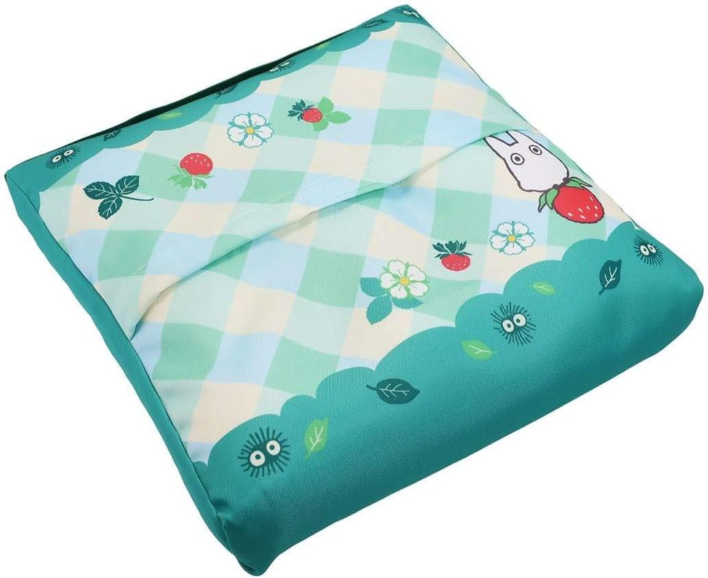 Marushin 1025010200 Ghibli School Cushion, My Neighbor Totoro, Surrounded by Strawberries, Kids, Children, H11.8 x W11.8 x D2.0 inches (30 x 30 x 5 cm), Kindergarten, School Entrance Preparation