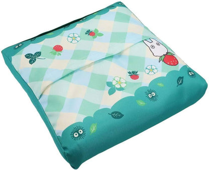 Marushin 1025010200 Ghibli School Cushion, My Neighbor Totoro, Surrounded by Strawberries, Kids, Children, H11.8 x W11.8 x D2.0 inches (30 x 30 x 5 cm), Kindergarten, School Entrance Preparation
