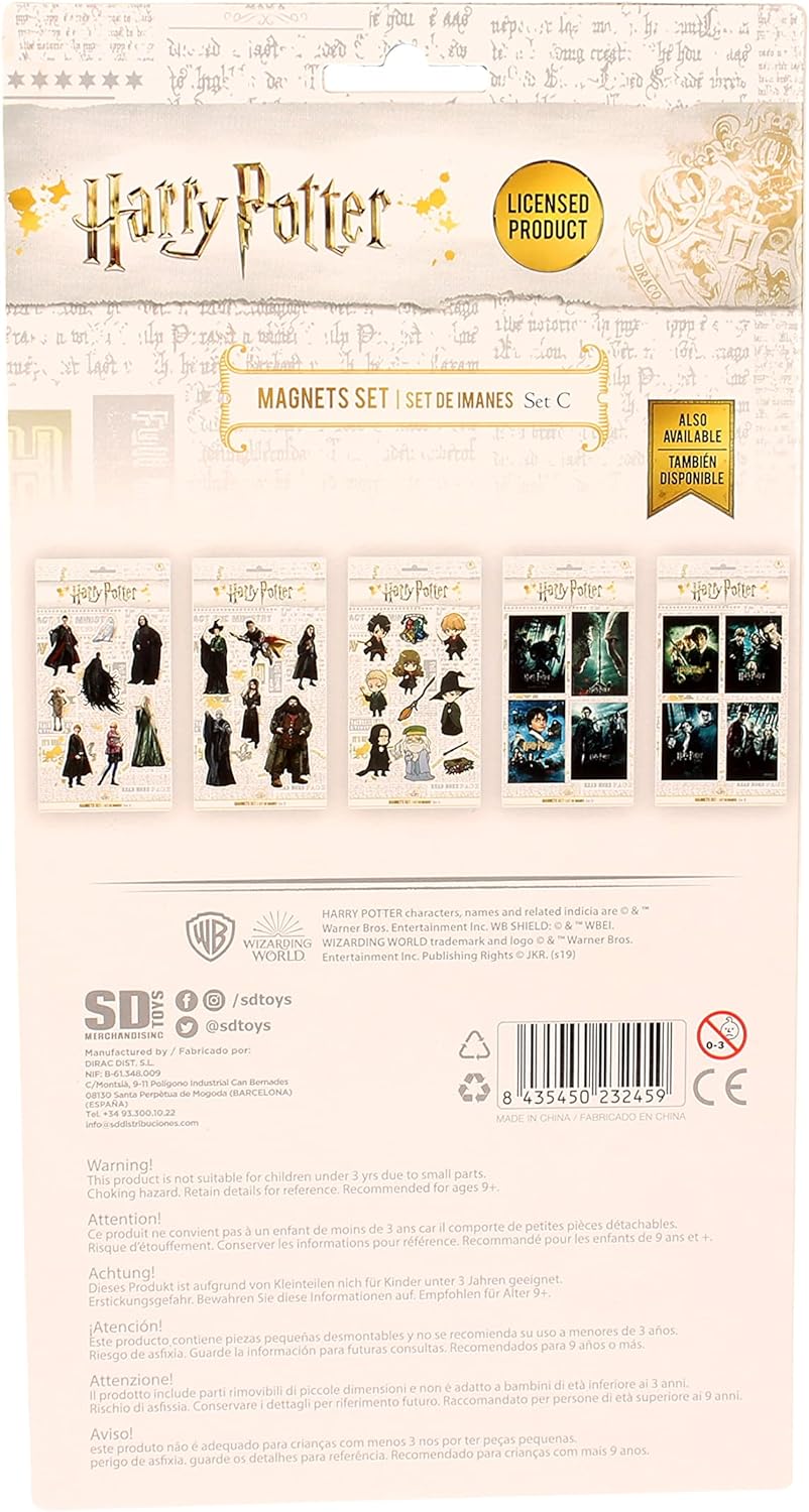 HARRY POTTER - Aimant Mignon caractères Magnets Set Official Merchandising, Multicolore, Taille Unique (Dirac 1