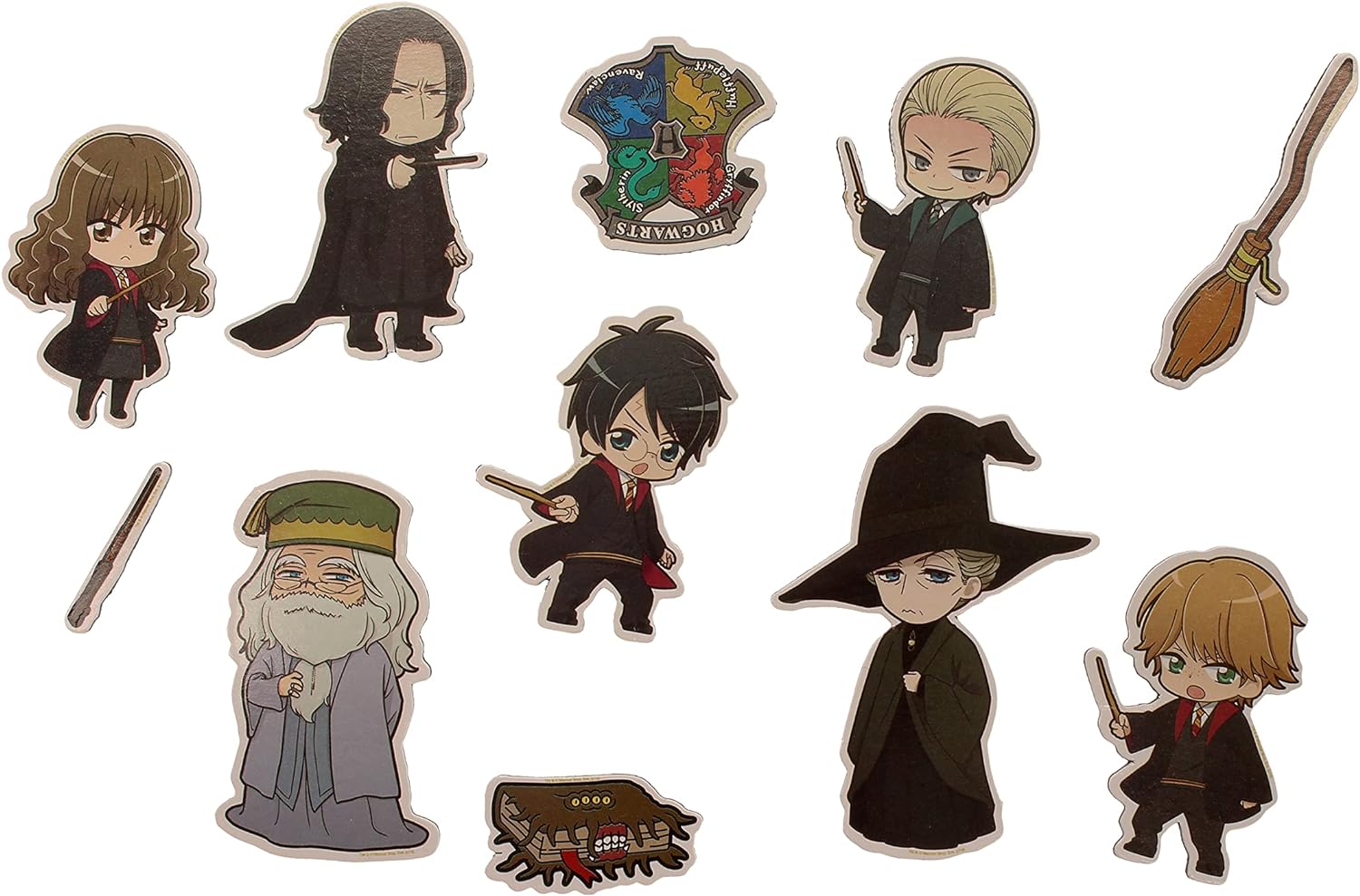 HARRY POTTER - Aimant Mignon caractères Magnets Set Official Merchandising, Multicolore, Taille Unique (Dirac 1