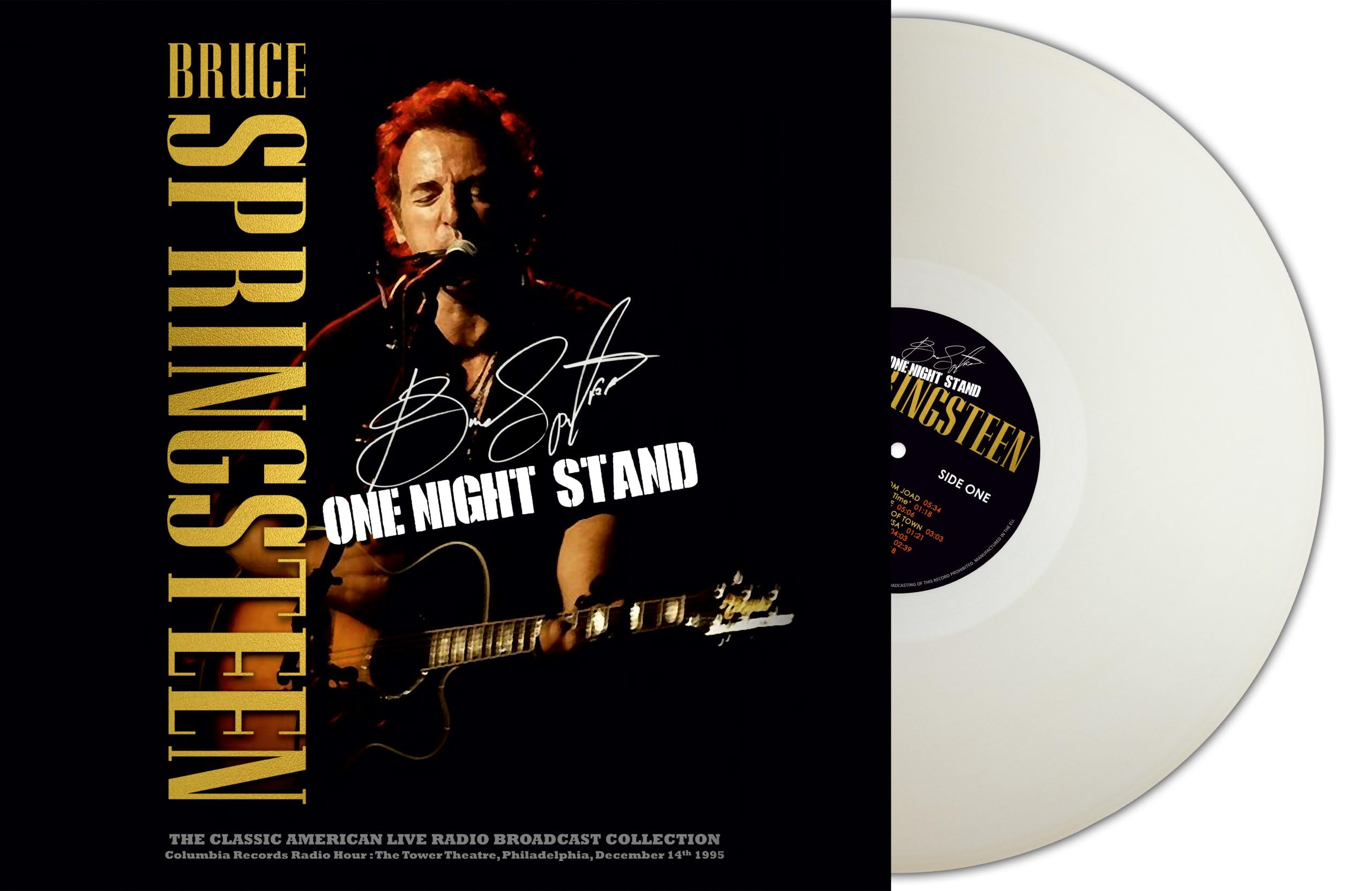 Bruce Springsteen - One Night Stand: Columbia Records Radio Hour, The Tower Theater Philadelphia, December 14th 1995 (180g) (clear vinyl) - Vinyl LP
