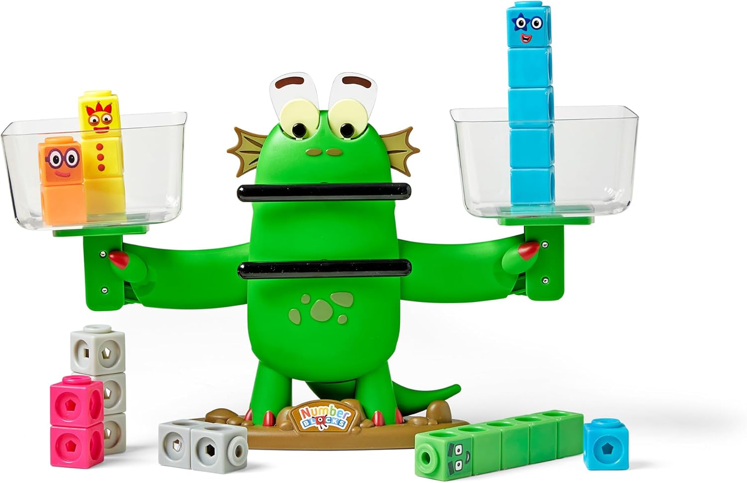 Learning Resources Numberblocks Blockzee Balance Activity Set, Toys for 3+ Year Olds, Maths Toys, Number Toys, Balance Game, Maths Game for Children, Interactive Toy with Moving Mouth and Eyes