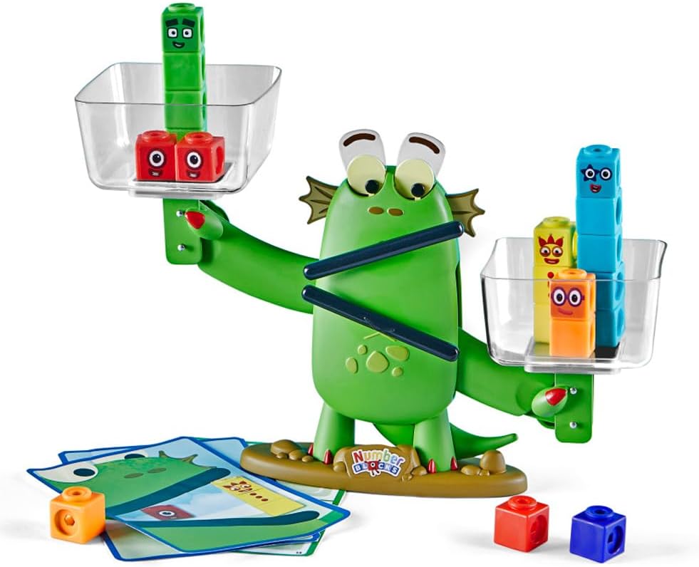 Learning Resources Numberblocks Blockzee Balance Activity Set, Toys for 3+ Year Olds, Maths Toys, Number Toys, Balance Game, Maths Game for Children, Interactive Toy with Moving Mouth and Eyes