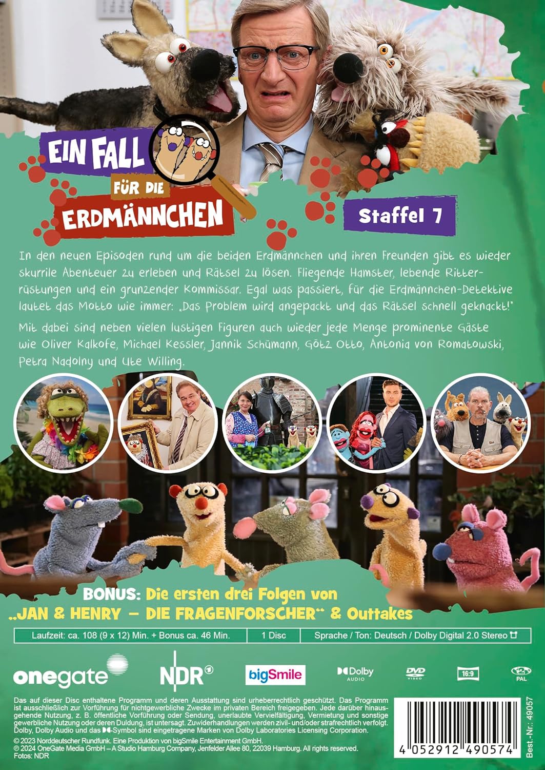 Ein Fall für die Erdmännchen Staffel 7 - inkl. 3 Folgen "Jan & Henry - Die Fragenforscher"
