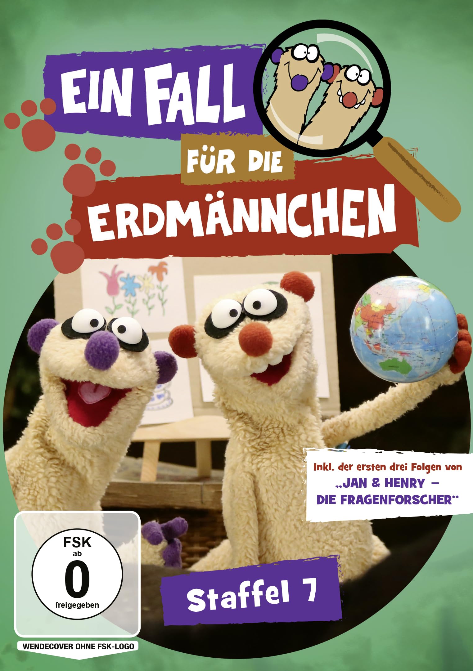 Ein Fall für die Erdmännchen Staffel 7 - inkl. 3 Folgen "Jan & Henry - Die Fragenforscher"