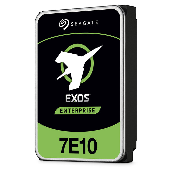 Seagate Exos 7E10 10TB Internal Hard Drive HDD - 3.5 Inch 4Kn SAS 12GB/s, 7.200 RPM, 256MB Cache and 2M MTBF for Enterprise, Data Centre (ST10000NM003B) Exos 7E10 10 TB Black