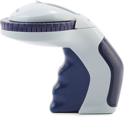 DYMO Omega rotuladora de estampación | Rotuladora de estampación pequeña con sistema de giro y clic y diseño ergonómico | Para uso doméstico y proyectos de manualidades (€, Ñ, Å, Æ y Ø
