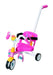 Zapf Creation 834299 Baby Born Accessories for 43 cm Dolls, Tricycle with Pole, Horn, Loops and Seat Belt in Pink and White
