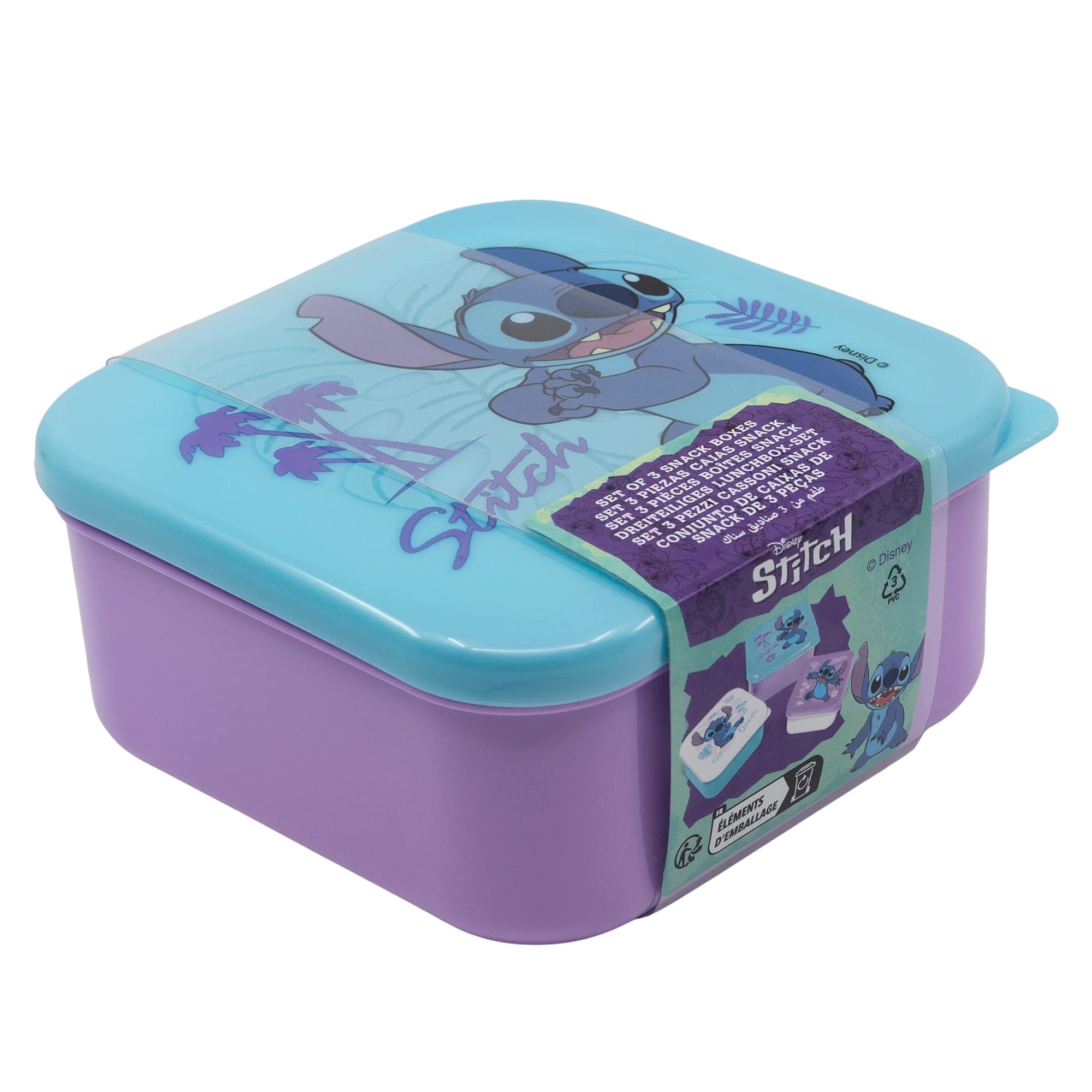 DISNEY - Stitch - Snack Boxes - 3 pcs