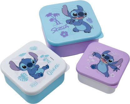 DISNEY - Stitch - Snack Boxes - 3 pcs
