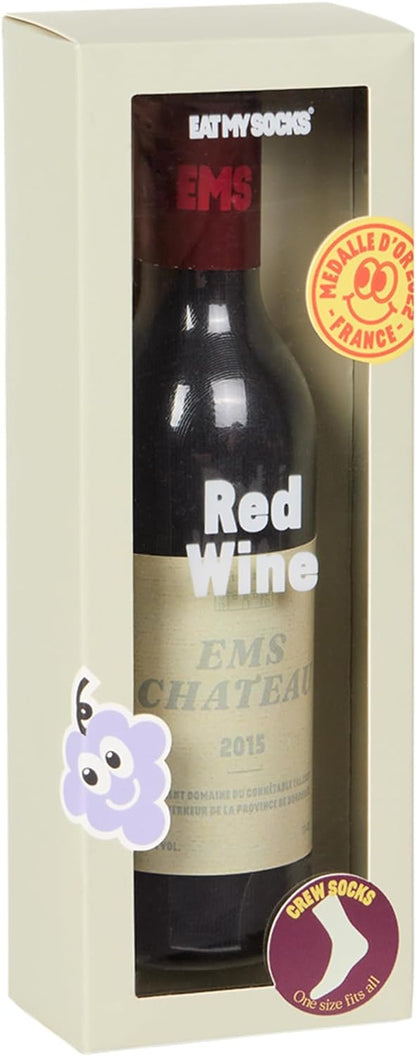 Eat My Socks - Wine (Red) - One Size