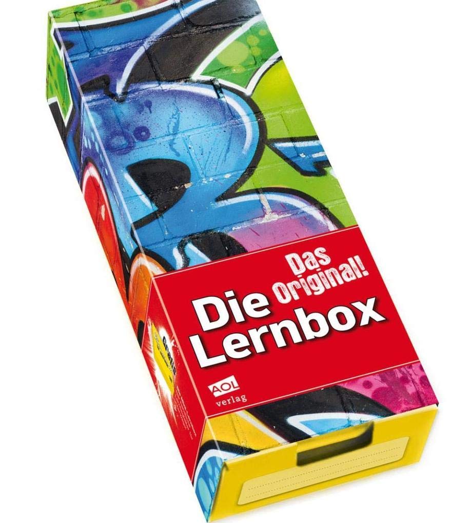 Die Lernbox (DIN A8) - Design: Graffiti: Lernbox zum Selbstbefüllen, fertig montiert (Alle Klassenstufen