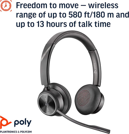 Poly Savi 7320-M ultra-secure wireless DECT™ headset system - Microsoft Teams certified version