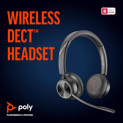 Poly Savi 7320-M ultra-secure wireless DECT™ headset system - Microsoft Teams certified version