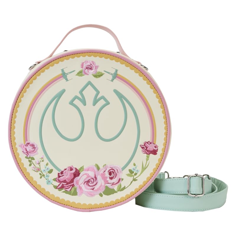 Loungefly Star Wars Floral Rebel Covertible Kids Crossbody Bag Multi