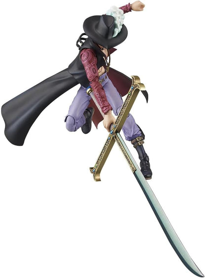 Variable Action Heroes One Piece Juracure Mihawk, Approx. 7.1 inches (180 mm), PVC Pre-painted Action Figure