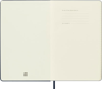 Moleskine Weekly Planner 2024-2025, Weekly Planner 18 Months 2025, With Space For Notes, With Hard Cover And Elastic Closure, Large Format 13 x 21 cm, Color
