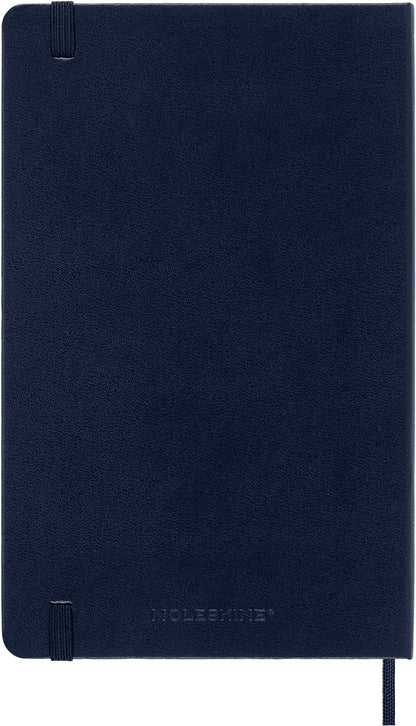 Moleskine Weekly Planner 2024-2025, Weekly Planner 18 Months 2025, With Space For Notes, With Hard Cover And Elastic Closure, Large Format 13 x 21 cm, Color