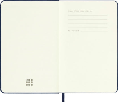 Moleskine Weekly Planner 2024-2025, Weekly Planner 18 Months 2025, With Space For Notes, With Hard Cover And Elastic Closure, Pocket Size 9 x 14 cm, Color