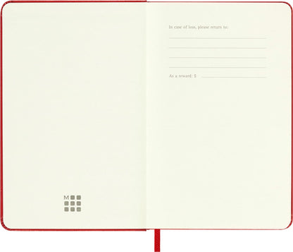 Moleskine Weekly Planner 2024-2025, Weekly Planner 18 Months 2025, With Space For Notes, With Hard Cover And Elastic Closure, Pocket Size 9 x 14 cm, Color