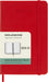 Moleskine Weekly Planner 2024-2025, Weekly Planner 18 Months 2025, With Space For Notes, With Hard Cover And Elastic Closure, Pocket Size 9 x 14 cm, Color