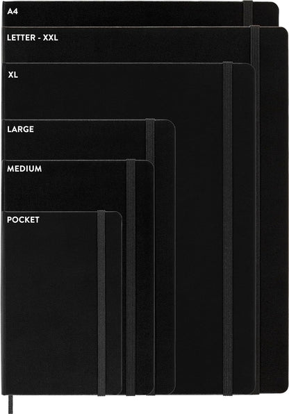 Moleskine Weekly Planner 2024-2025, Weekly Planner 18 Months 2025, With Space For Notes, With Soft Cover And Elastic Closure, Pocket Size 9 x 14 cm, Color