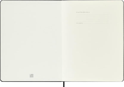 Moleskine Weekly Planner 2024-2025, Weekly Planner 18 Months 2025, With Space For Notes, With Hard Cover And Elastic Closure, Extra Large Size 19 x 25 cm, Color
