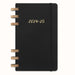 Moleskine 12 Monate Studienplaner mit Spiralbindung 2025, L/A5, Weicher Einband, Schwarz