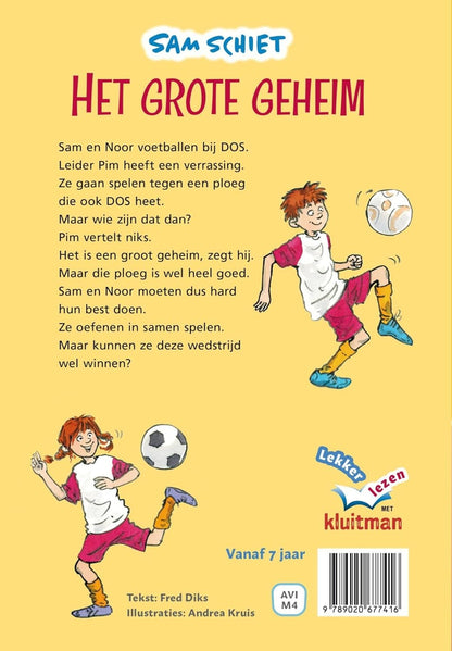 Uitgeverij Kluitman - Sam schiet - Het grote geheim AVI-M4