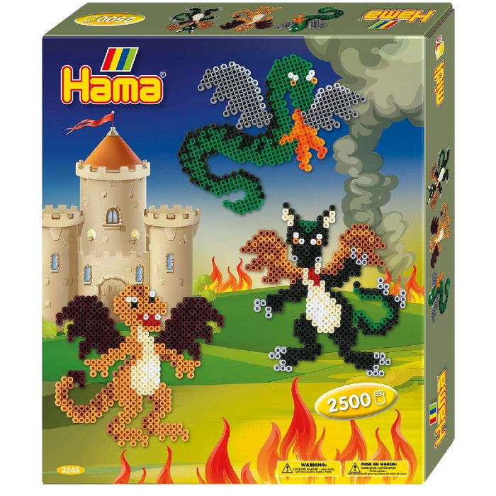 HAMA BEADS Gift Box Dragon Dragons-Caja de Regalo, Multicolor, Talla única (10.3245