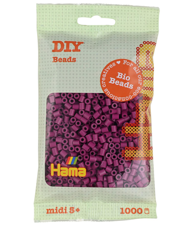 Hama Midi Bio Beads Bag | Approx. 1000 Fuse Beads | Mosaic Decoration Arts & Craft for Creative Children Ages 5+ |