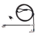 Kensington Slim N17 2.0 Keyed Dual Head Laptop Lock for Wedge-Shaped Slots, Lockable Device Security Tether for Dell Portable Computers, Lie Flat Slim Line, 1.8m Carbon Steel Cable (K60508WW