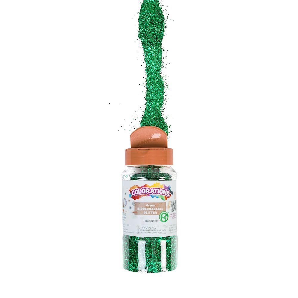 Colorations - Colorations - Biologische Afbreekbare Glitter - Groen 113 gram