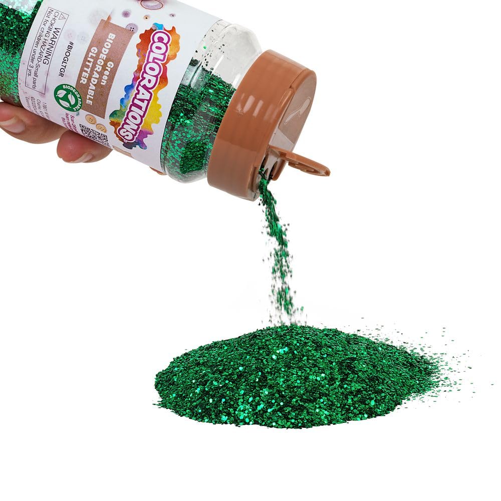 Colorations - Colorations - Biologische Afbreekbare Glitter - Groen 113 gram