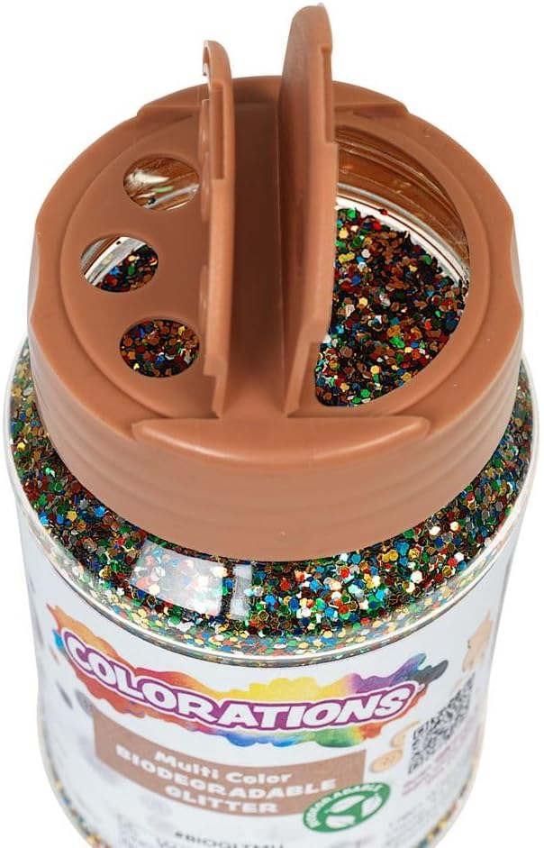 Colorations Biologisch abbaubarer Glitzer, mehrfarbig, 113,4 g